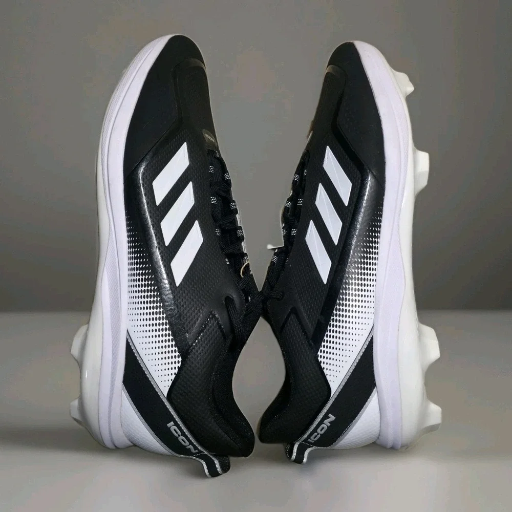 Adidas Metal Baseball Cleats FZ1559 Men's‎ Size 17 Icon 7 Black/White